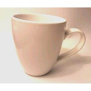 Extra Large White Mug 3.5 inches diameter coffee mug tea mug gift mug